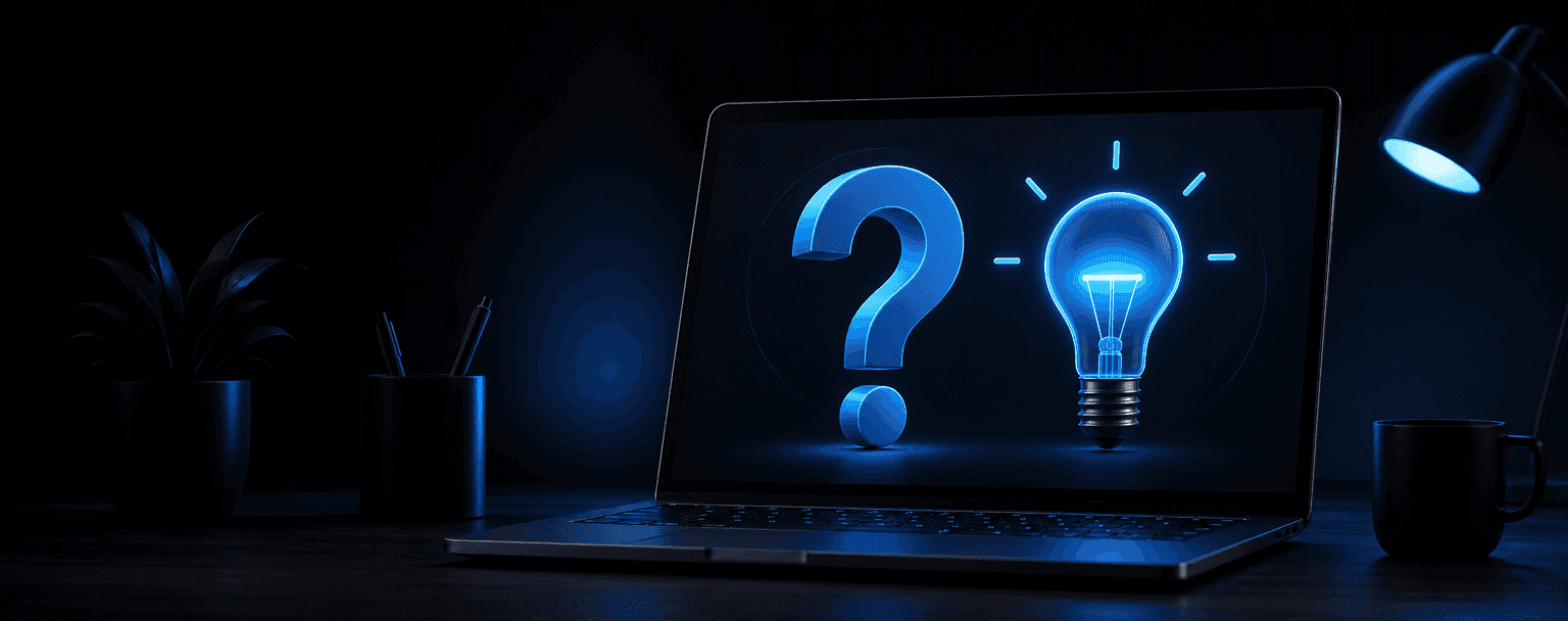 Illustration représentant les questions fréquentes et leurs réponses