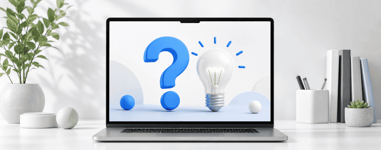 Illustration representing frequently asked questions and answers